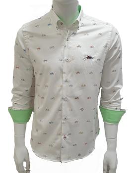 Camisa The Surf Car bicis blanca