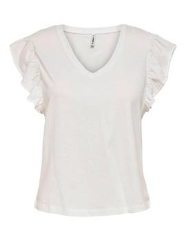 Camiseta Only Lucilla blanca