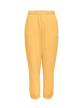 Pantalon Only Daimi deportivo amarillo
