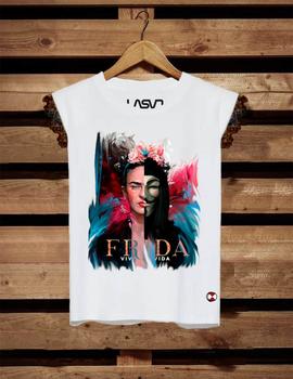 Camiseta La Sal Frida blanca