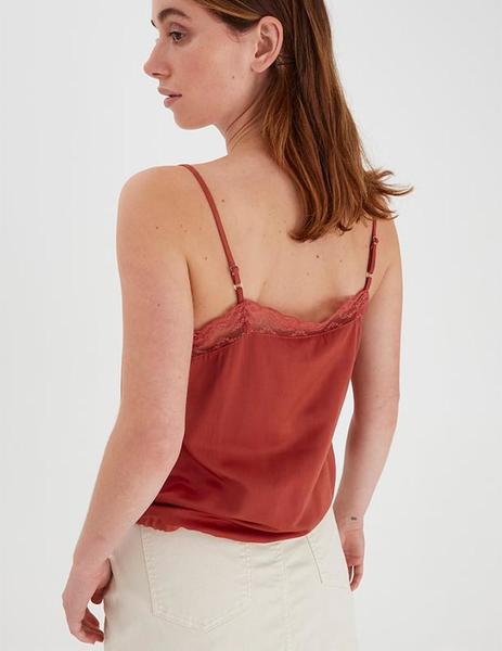 Camiseta lencera sales roja
