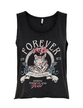 Camiseta Lucy asas forever negra