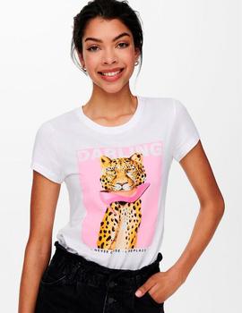 Camiseta Only Vive tigre