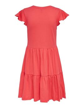 Vestido Only May Life coral