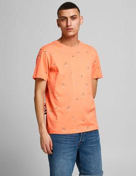 Camiseta Jack-Jones Playa naranja