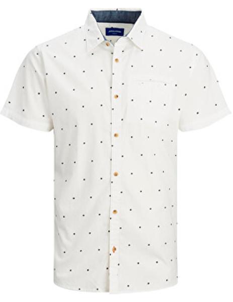 Camisa Jack-Jones Solar blanca m/c