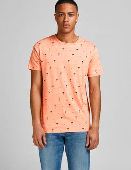 Camiseta Jack-Jones Poolside naranja