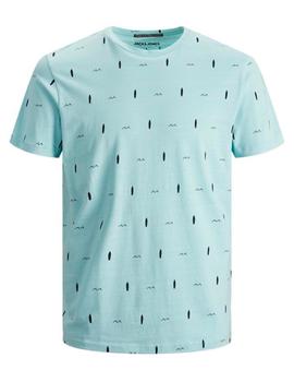 Camiseta Jack-Jones Poolside turquesa