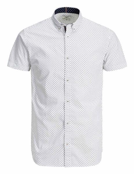 Camisa Jack-Jones Blamarcel m/c blanca