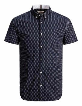 Camisa Jack-Jones Blamarcel m/c marina