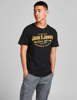 Camiseta Jack-Jones Logo negra