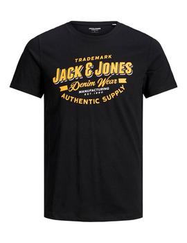 Camiseta Jack-Jones Logo negra