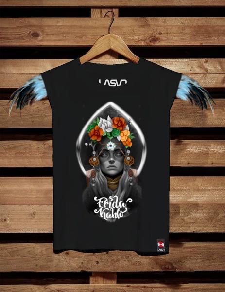 Camiseta La Sal Kahlo negra