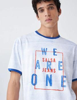 Camiseta Salsa 125540 azul
