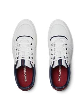 Zapatillas Jack-Jones Newington loneta blanca