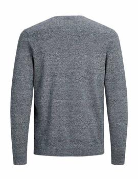 Jersey Jack-Jones Basic Pico mezclilla gris