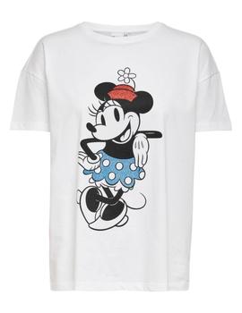 Camiseta Only Disney blanca