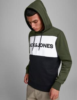 Sudadera Jack-Jones Logo verde