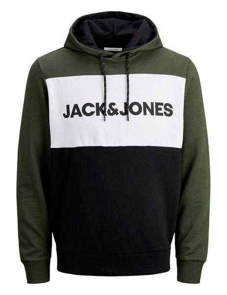 Sudadera Jack-Jones Structure verde para hombre-z