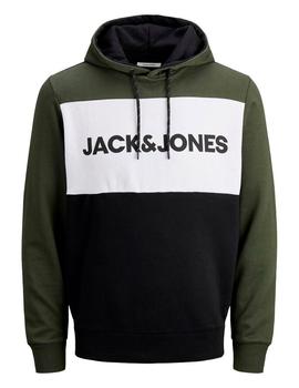 Sudadera Jack-Jones Logo verde