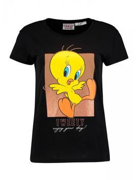 Camiseta Hailys Piolin negra