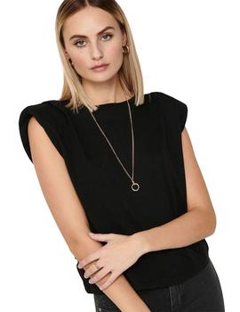 Camiseta only jen hombreras negra