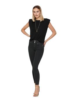 Camiseta only jen hombreras negra