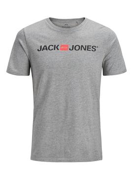 Camiseta Jack&Jones Corp Logo gris