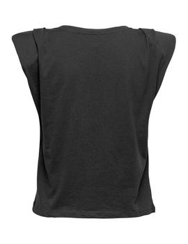 Camiseta only jen hombreras negra