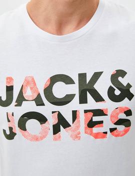 Camiseta Jack-Jones Soldier blanca