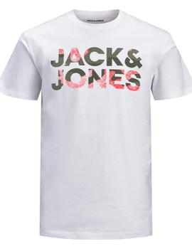 Camiseta Jack-Jones Soldier blanca