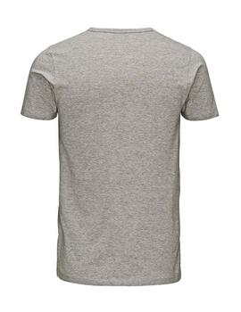Camiseta Jack&Jones Basic gris
