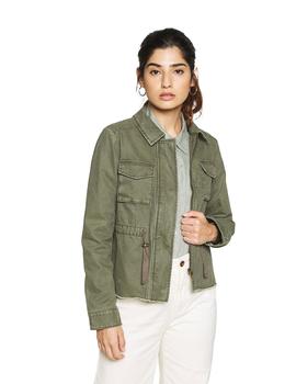 chaqueta only favourite safari verde
