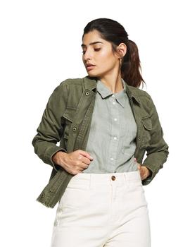 chaqueta only favourite safari verde