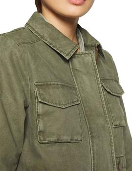 chaqueta only favourite safari verde