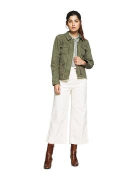 chaqueta only favourite safari verde
