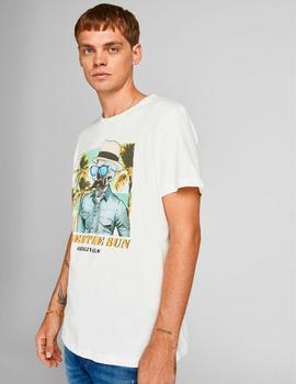 Camiseta Jack-Jones Wish blanca