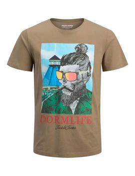 Camiseta Jack-Jones Wish militar