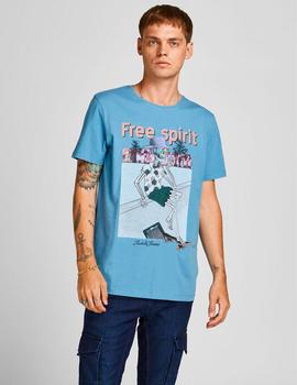 Camiseta Jack-Jones Wish azul