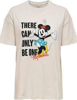 Camiseta Only Disney beige