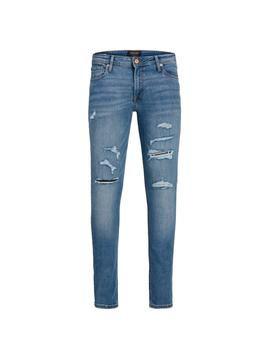 Pantalon Jack-Jones Liam 602 vaquero rotos