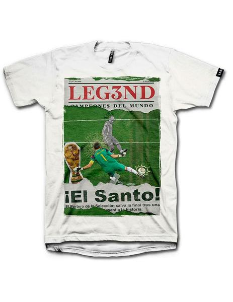 Camiseta Leg3nd El Santo blanco