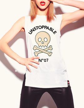 Camiseta La Sal Unstoppable mujer blanca