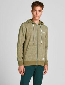 Chaqueta Jack-Jones Tons verde cremallera