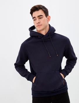 Sudadera Blend Capucha Borreguillo marina