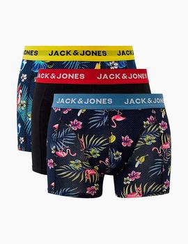 Calzoncillo Jack&Jones Flower pack3