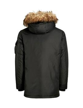 Parka Jack-Jones Globe negra