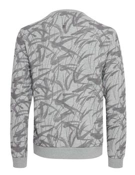 Sudadera Blend estampada gris