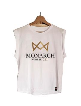 Camiseta La Sal Monarch blanca