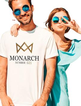 Camiseta La Sal Monarch blanca